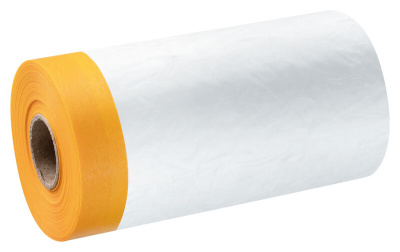 Защитная плёнка с бумажной малярной лентой CoverQuick