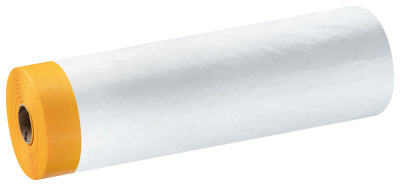 Защитная плёнка с бумажной малярной лентой CoverQuick 270смХ16м